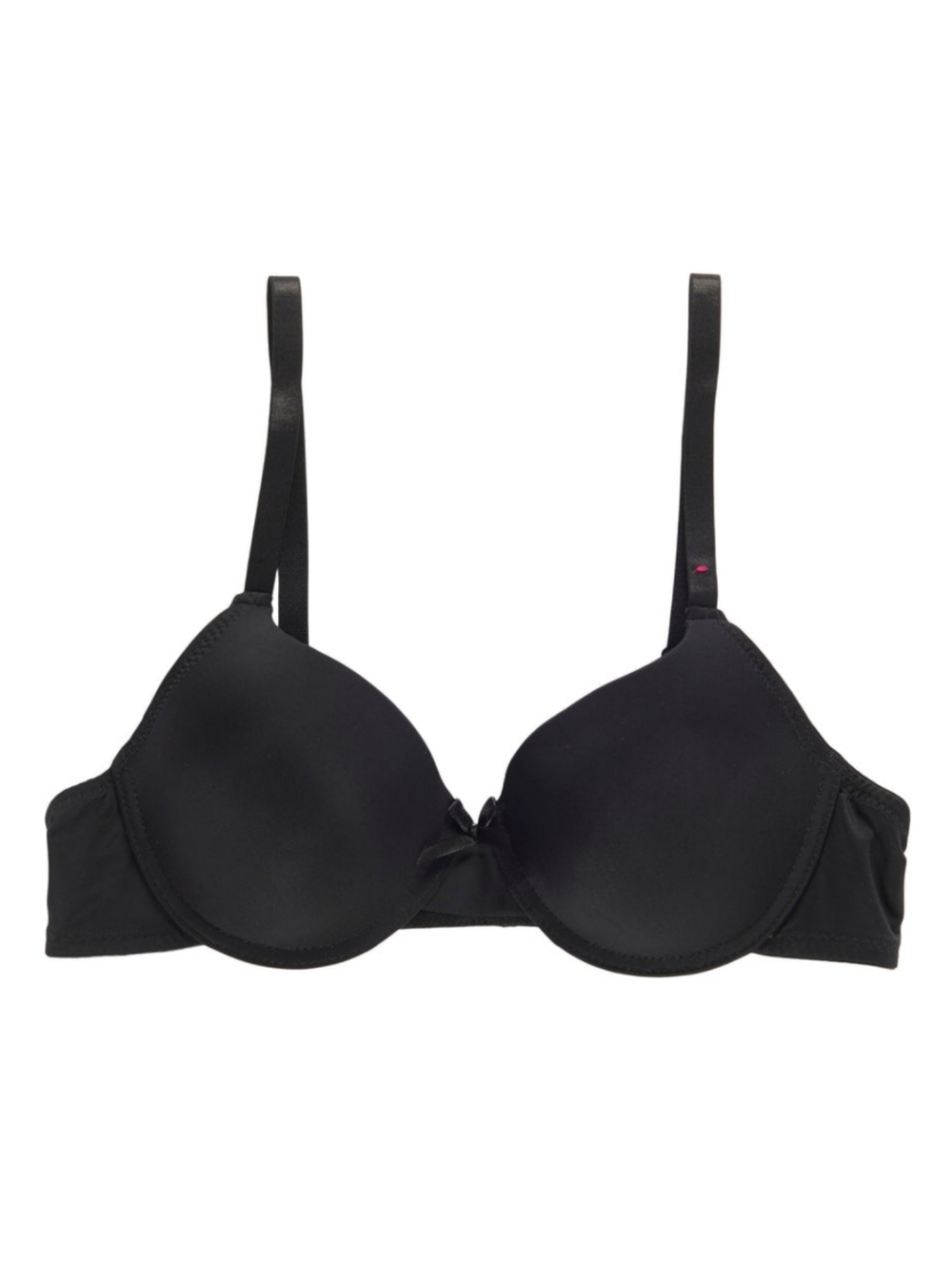 Carisma Black Tshirt Bra Lightly Padded Underwire Cups Womens Size 38B
